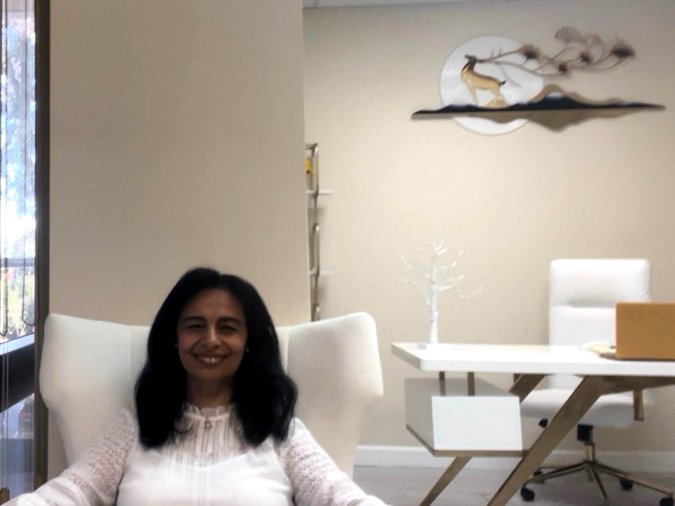 Dr. Behnan in her office
